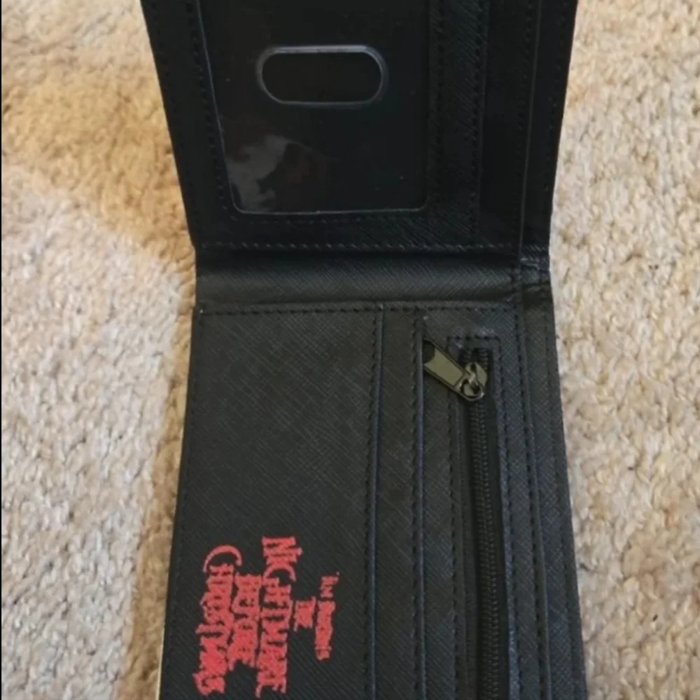 New Nightmare before Christmas Halloween horror anime manga leather wallet